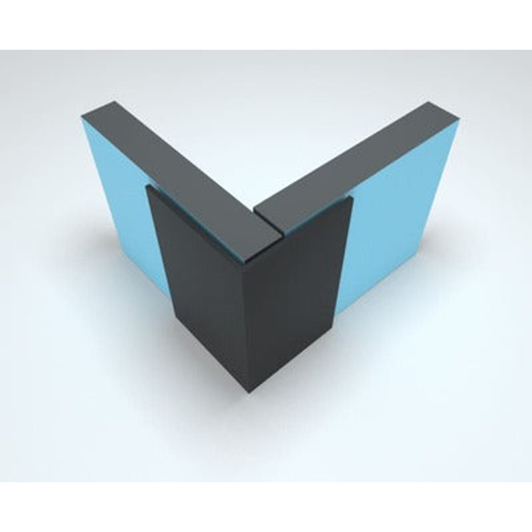 Mr. Wet Wall L Angle Trim 2400Mm Grey