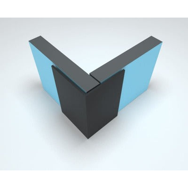 Mr. Wet Wall L Angle Trim 2400Mm Grey
