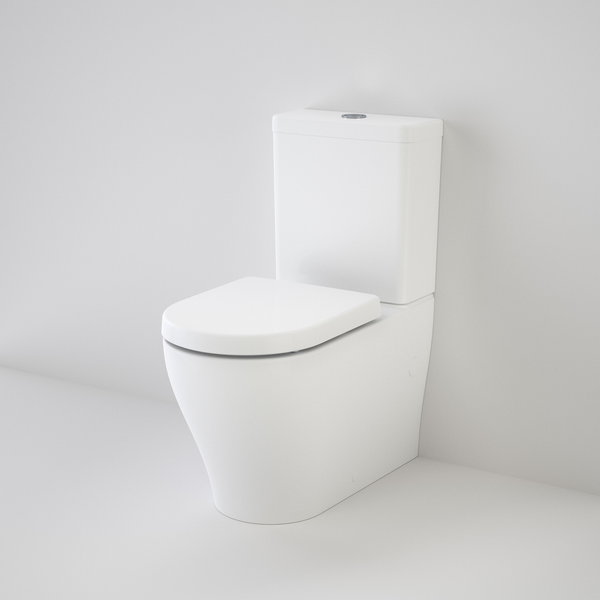 Caroma Luna Plus Bottom Inlet Cleanflush Wall Faced Suite White 844830W