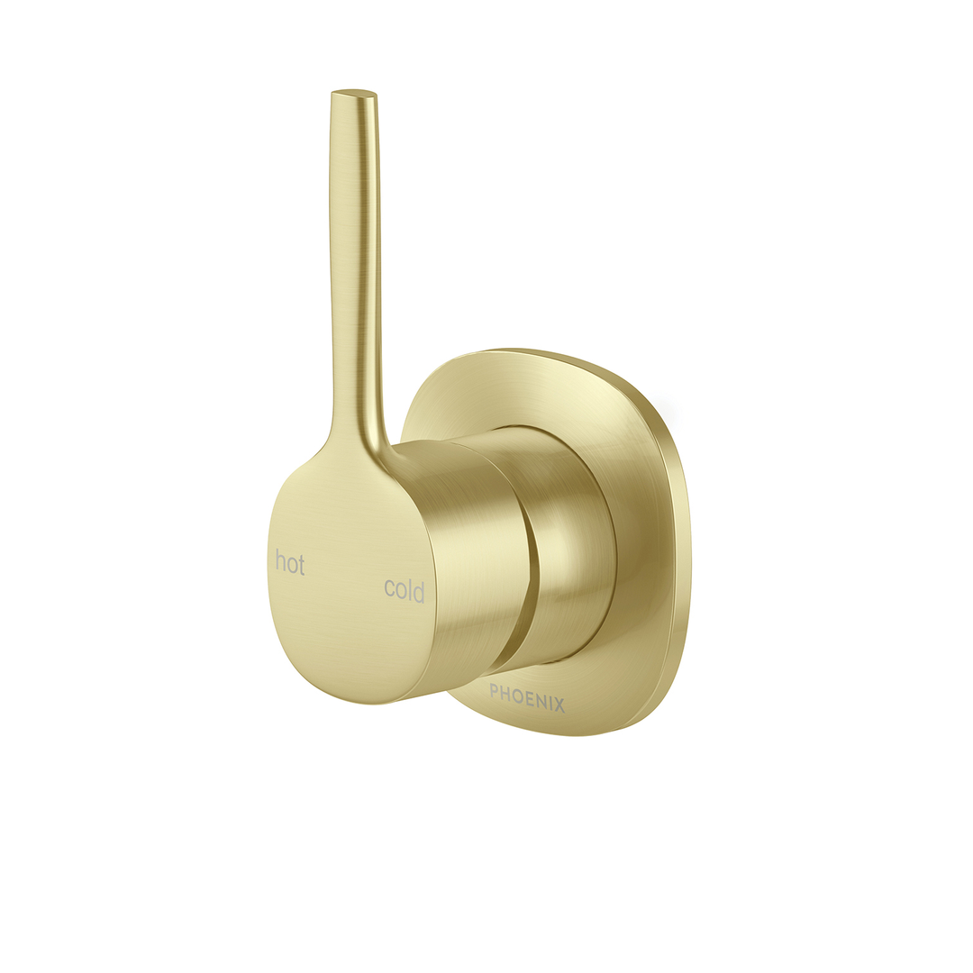 Phoenix Vask Switchmix Shower / Wall Mixer Pin Up Brushed Gold