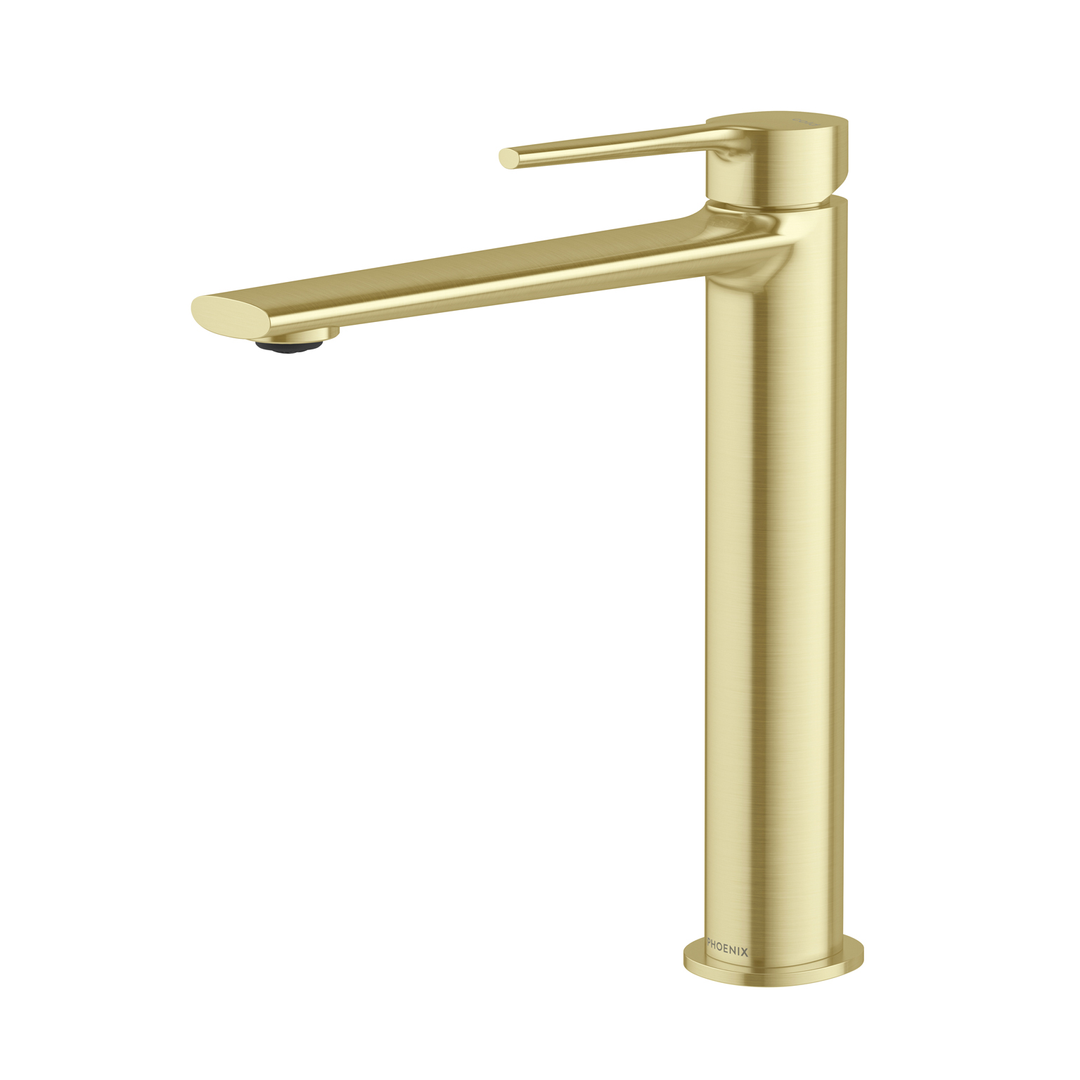 Phoenix Vask Vessel Mixer Brushed Gold