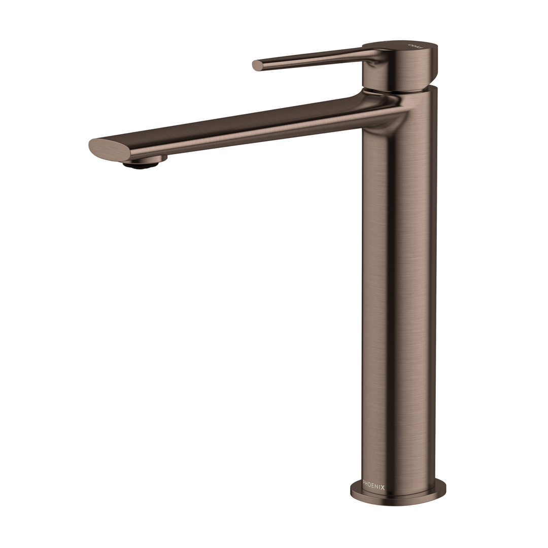 Phoenix Vask Vessel Mixer Brushed Bronze