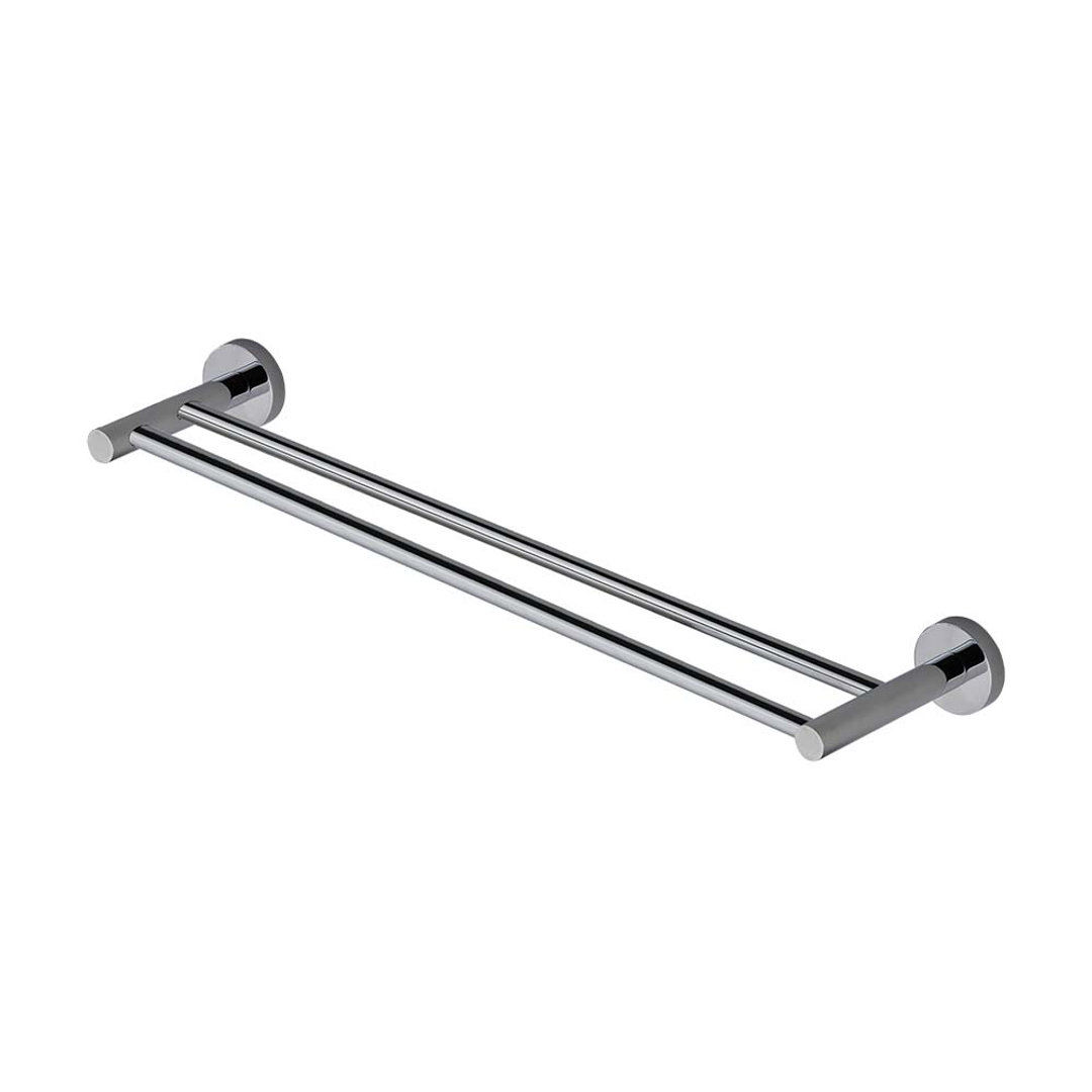 Brasshards Mixx Chia Double Towel Rail 750Mm Chrome