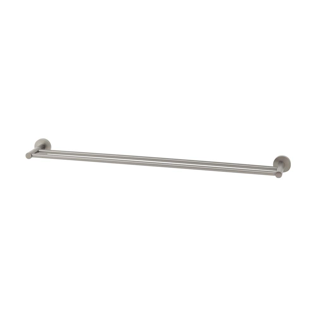 Brasshards Mixx Chia Double Towel Rail 750Mm Gun Metal