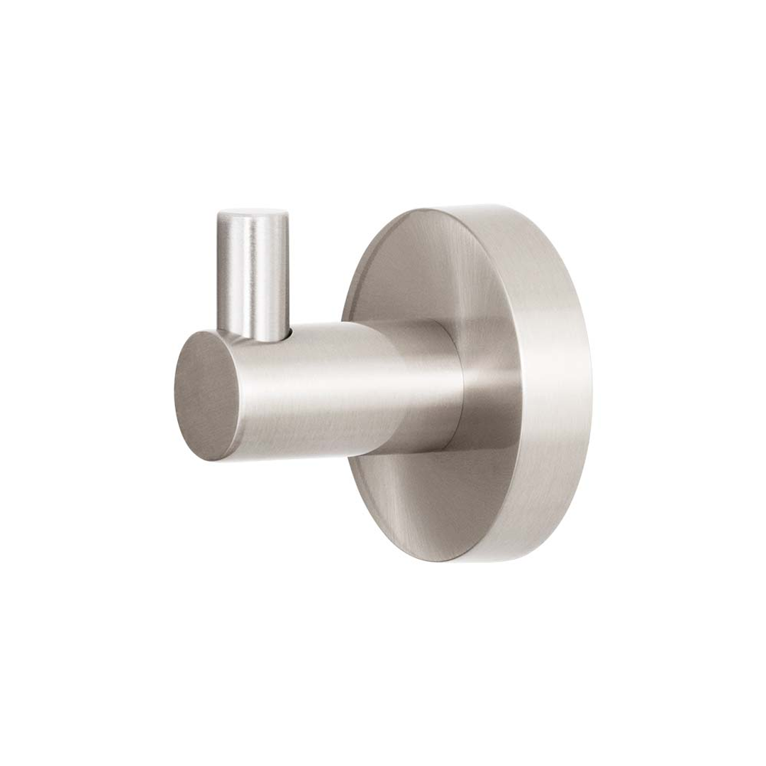 Brasshards Mixx Chia Robe Hook Brushed Nickel