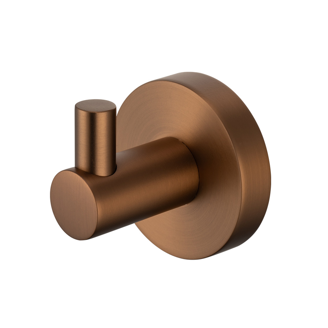 Brasshards Mixx Chia Robe Hook Brushed Bronze