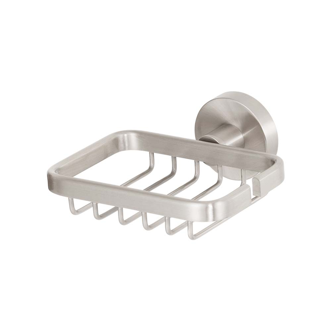 Brasshards Mixx Chia Soap Basket Brushed Nickel