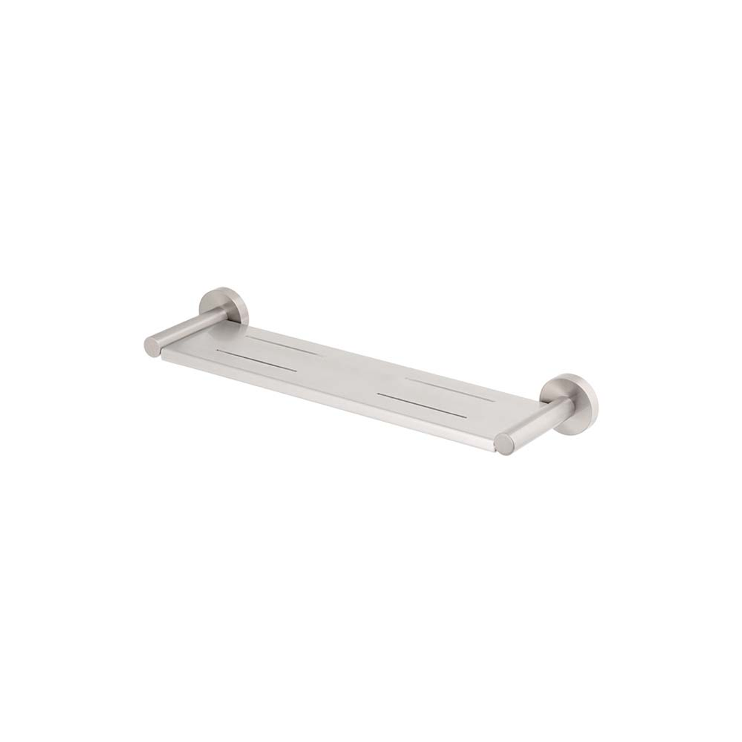 Brasshards Mixx Chia Shower Shelf Brushed Nickel