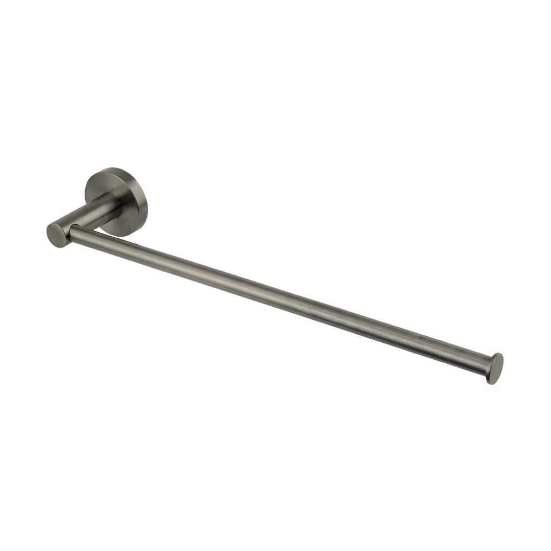 Brasshards Mixx Chia Hand Towel / Spare Toilet Roll Holder Gun Metal