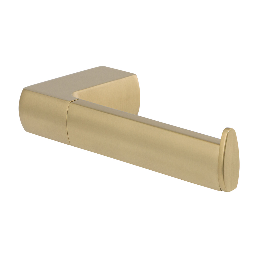 Brasshards Mixx Sandalwood Toilet Roll Holder Brushed Gold