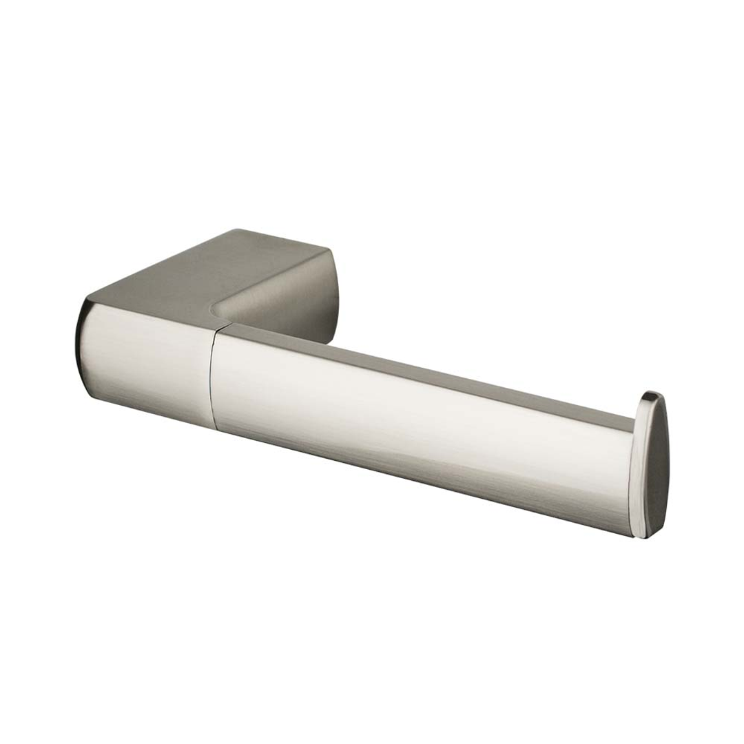Brasshards Mixx Sandalwood Toilet Roll Holder Brushed Nickel