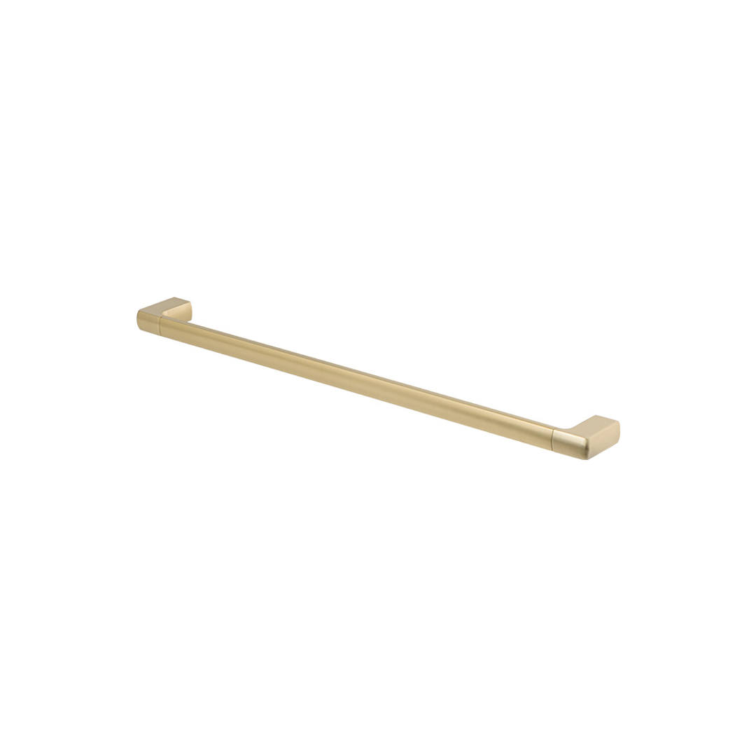 Brasshards Mixx Sandalwood Single Towel Rail 600Mm Brushed Gold