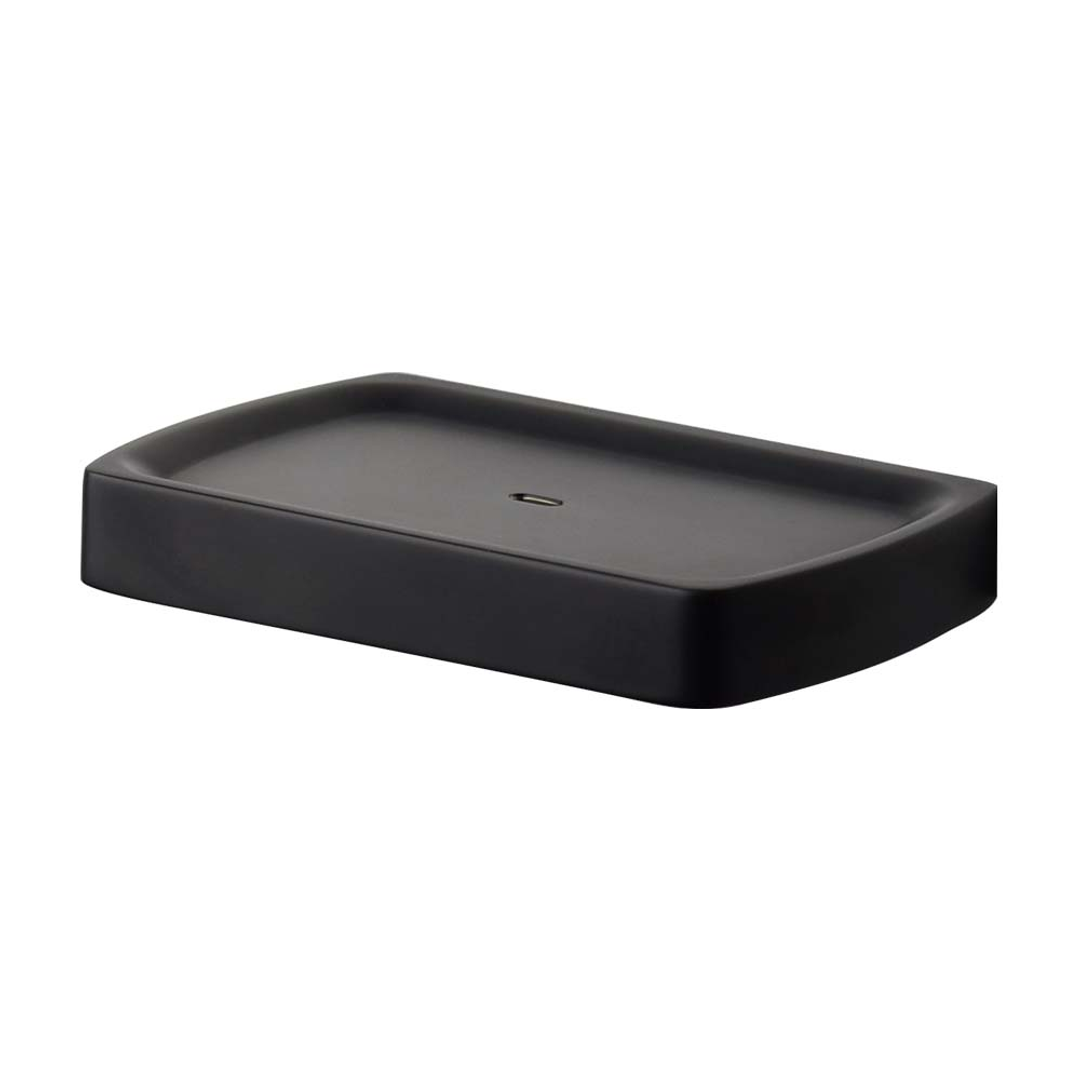 Brasshards Mixx Sandalwood Soap Dish Matt Black