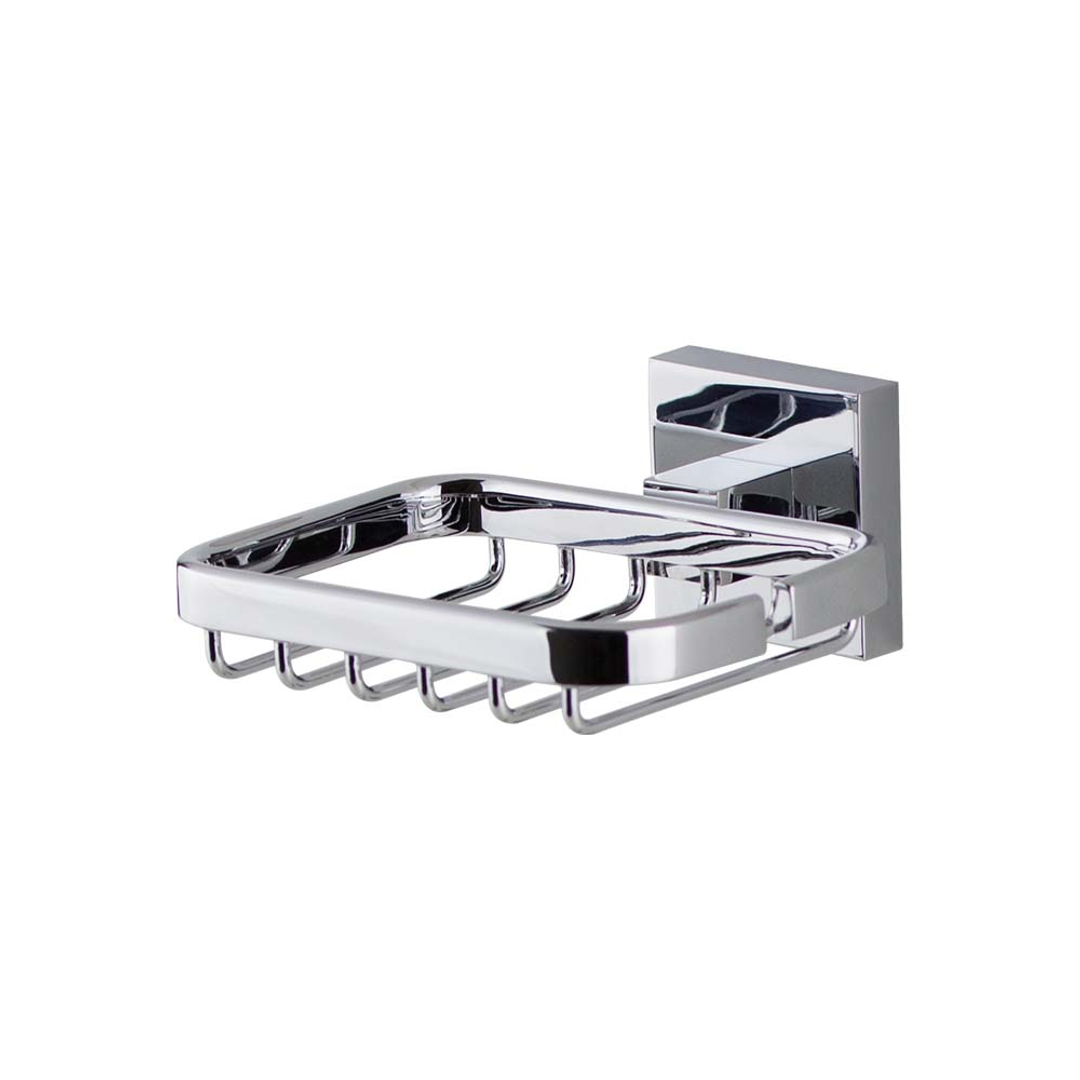 Brasshards Mixx Mint Soap Basket Chrome