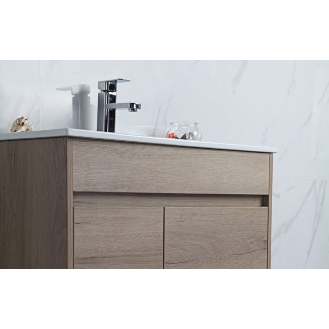 Aulic York 600mm Freestanding Vanity - Mini Ceramic Top