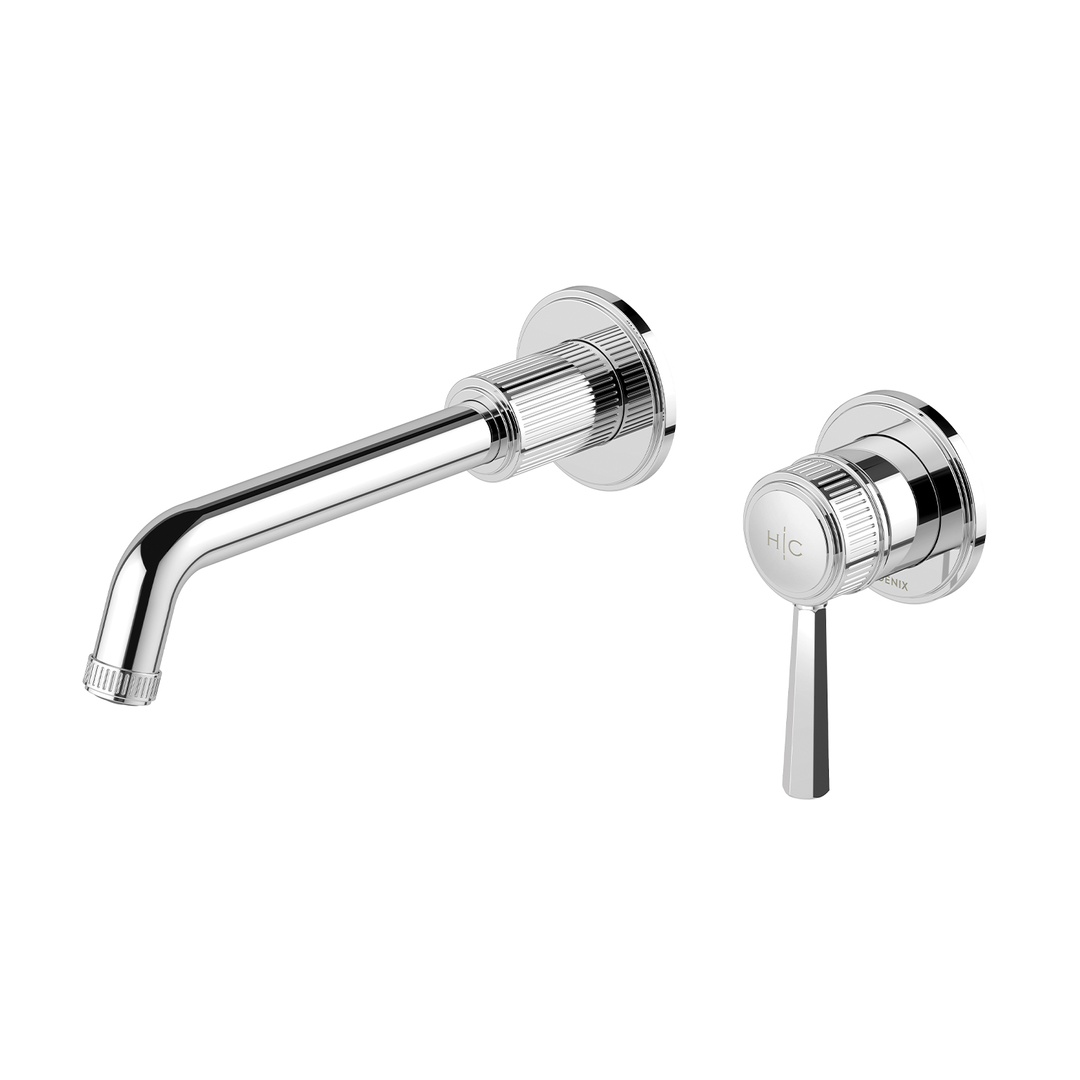 Phoenix Wiltern Switchmix Wall Basin / Bath Mixer Set 190Mm Chrome