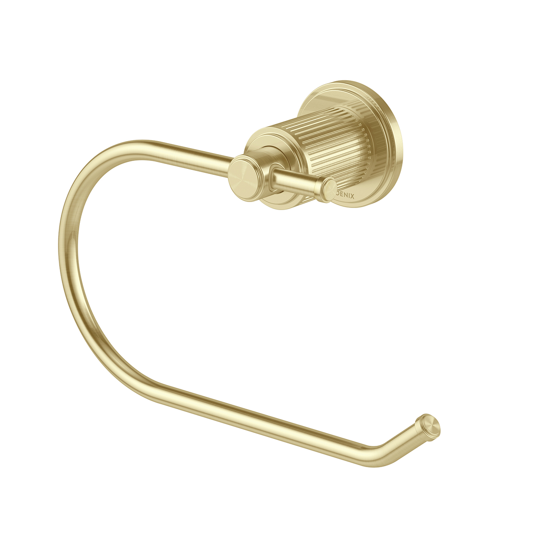 Phoenix Wiltern Toilet Roll Holder Brushed Gold