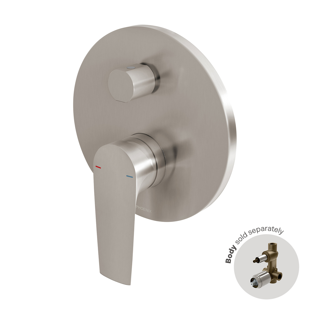 Phoenix Arlo Shower / Bath Diverter Mixer Trim Kit Only Brushed Nickel