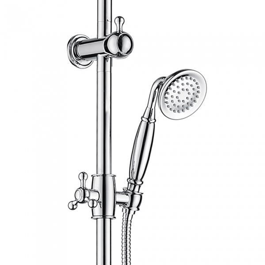 Fienza Lillian M/Funct Twin Shower Rail - Chrome