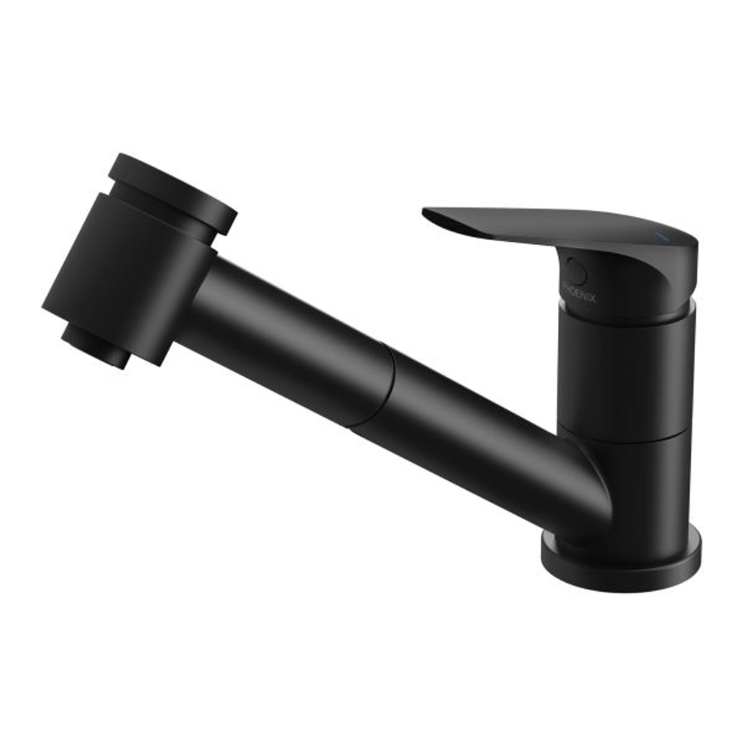 Phoenix Ivy Mkii Pull Out Sink Mixer Matte Black