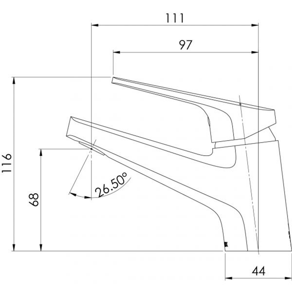 Phoenix Ivy Mkii Swivel Sink Mixer Chrome 154730000