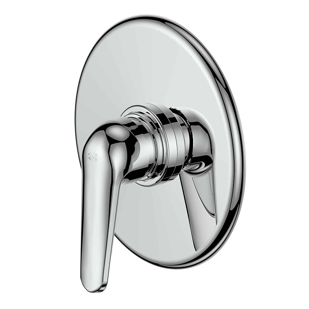 Greens Marketti Shower Mixer With Retrofit Plate Chrome