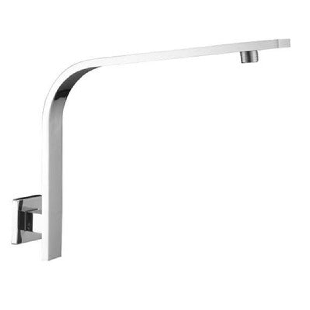 Methven Fixed Square Gooseneck Wall Arm Chrome