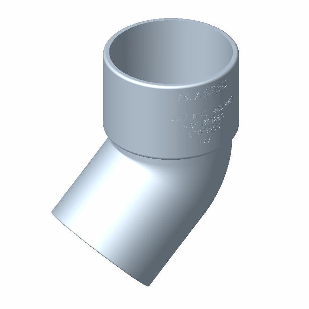 DWV 45 Degree Bend MF