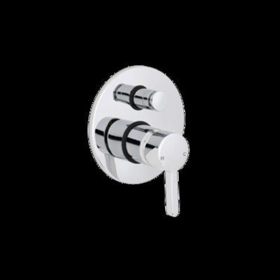 Ram Adero Wall Divertor Mixer Chrome