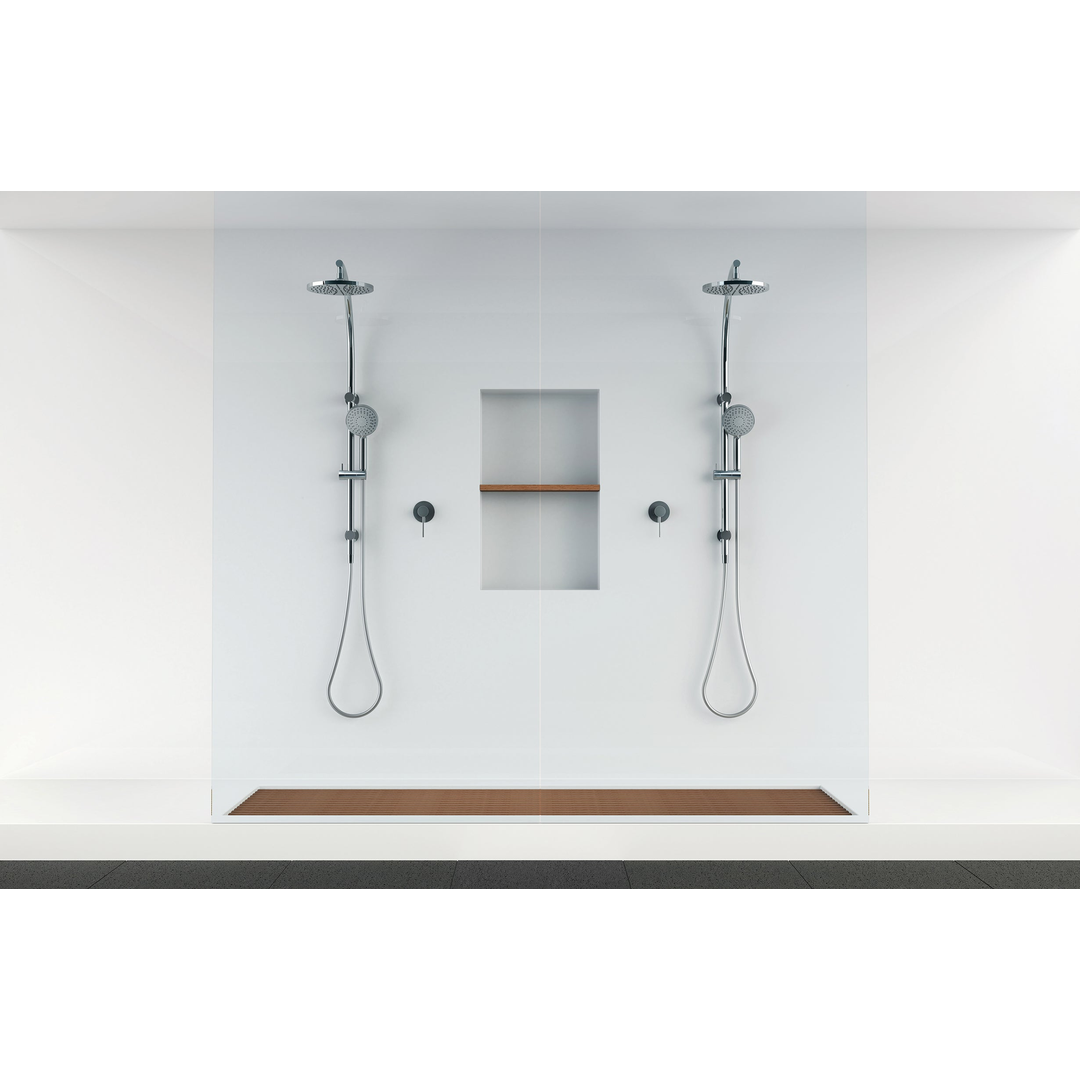Phoenix Vivid Twin Shower - Brushed Nickel