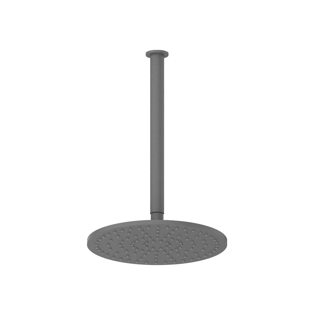 Greens Lavish Brass Ceiling Shower Pvd Gun Metal