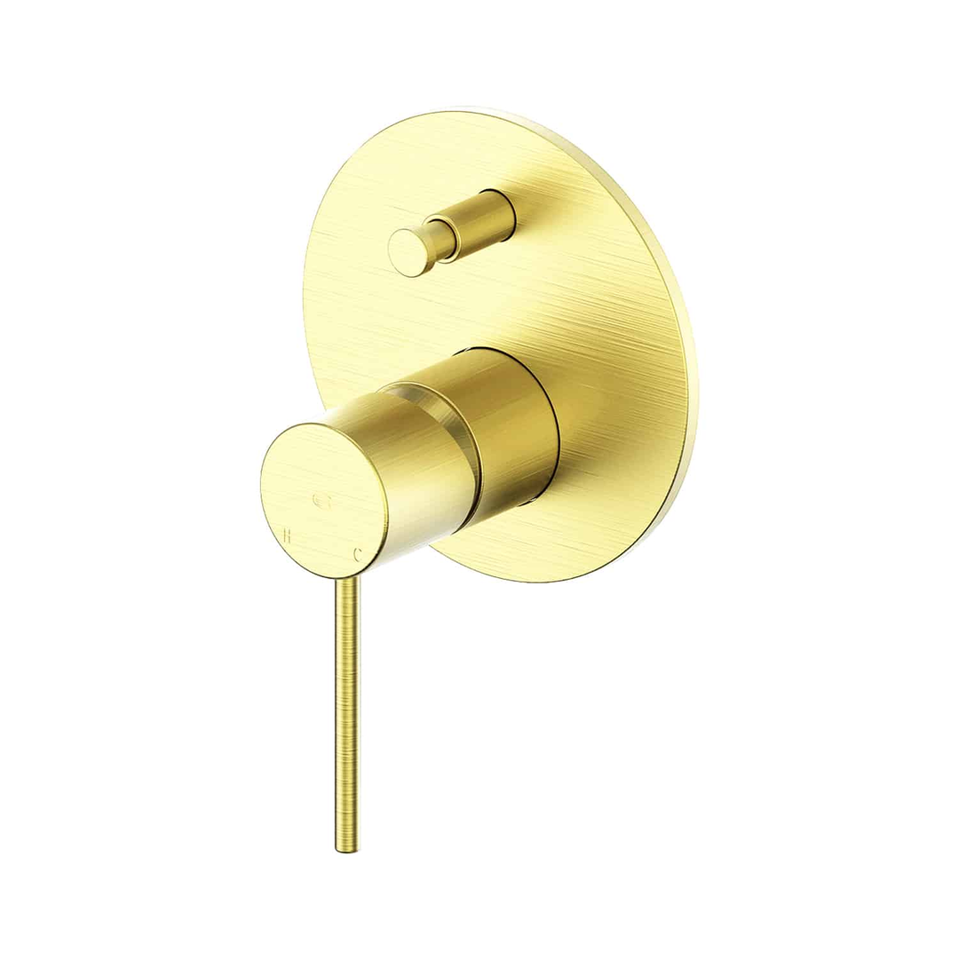 Greens Gisele Diverter Shower Mixer Pvd Brushed Brass