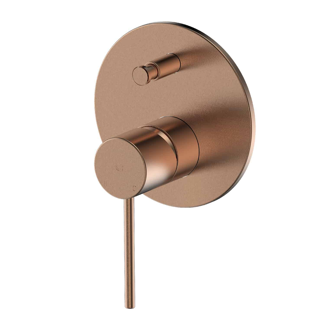 Greens Gisele Diverter Shower Mixer Brushed Copper