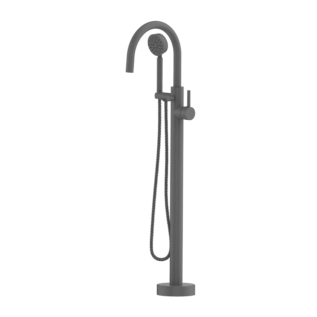 Greens Gisele Freestanding Bath Filler Pvd Gun Metal