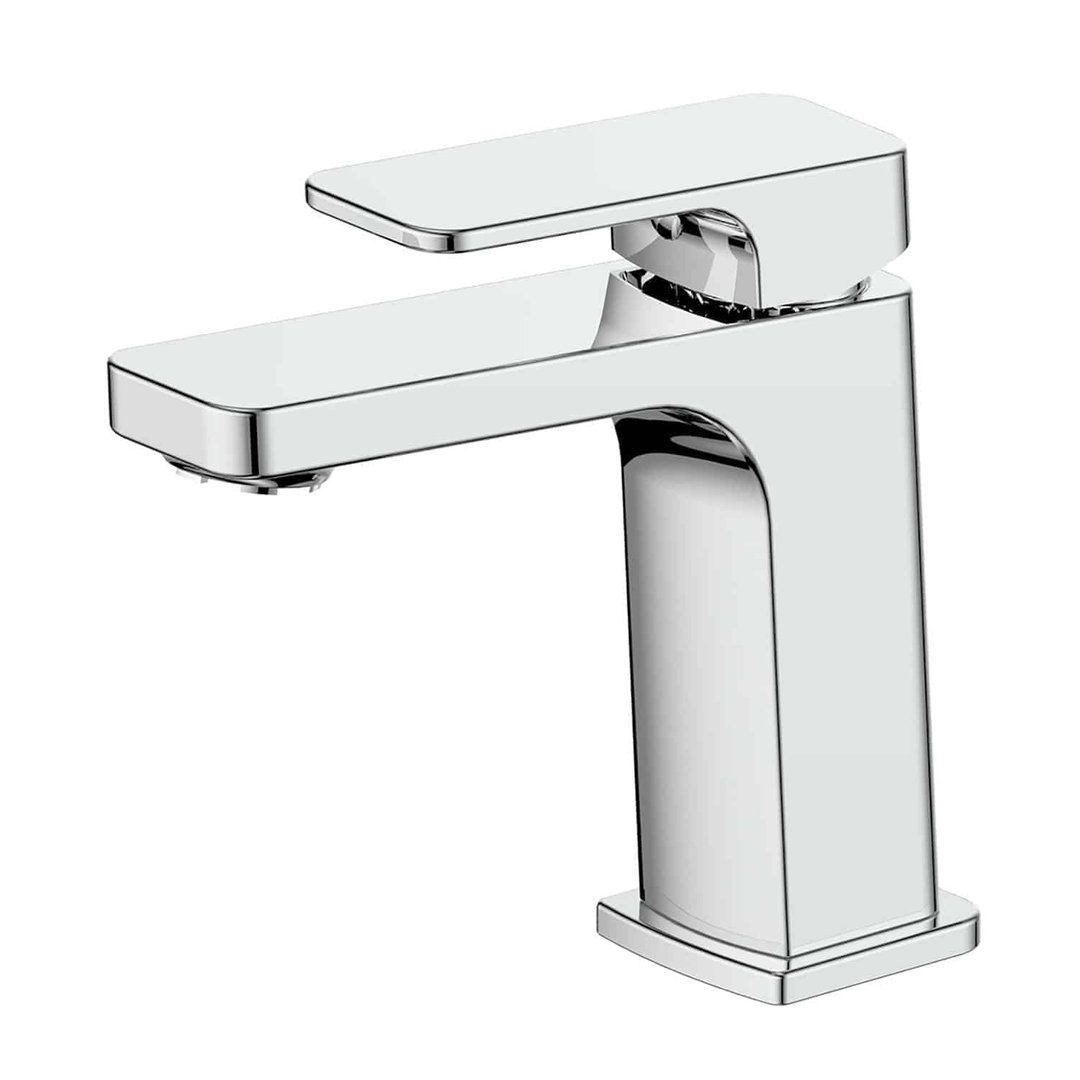 Greens Swept Basin Mixer Chrome