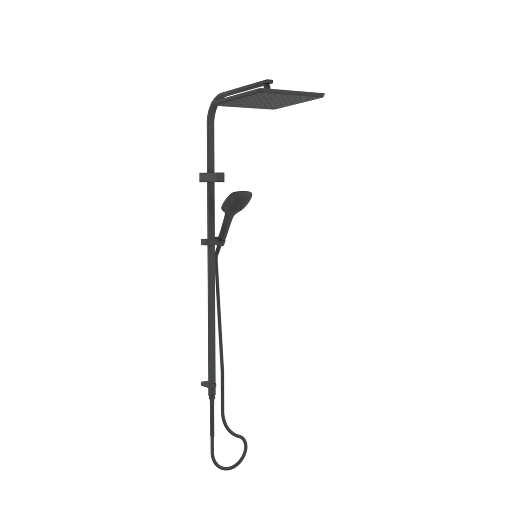Greens Skyla Airflo Twin Rail Shower Pvd Gun Metal