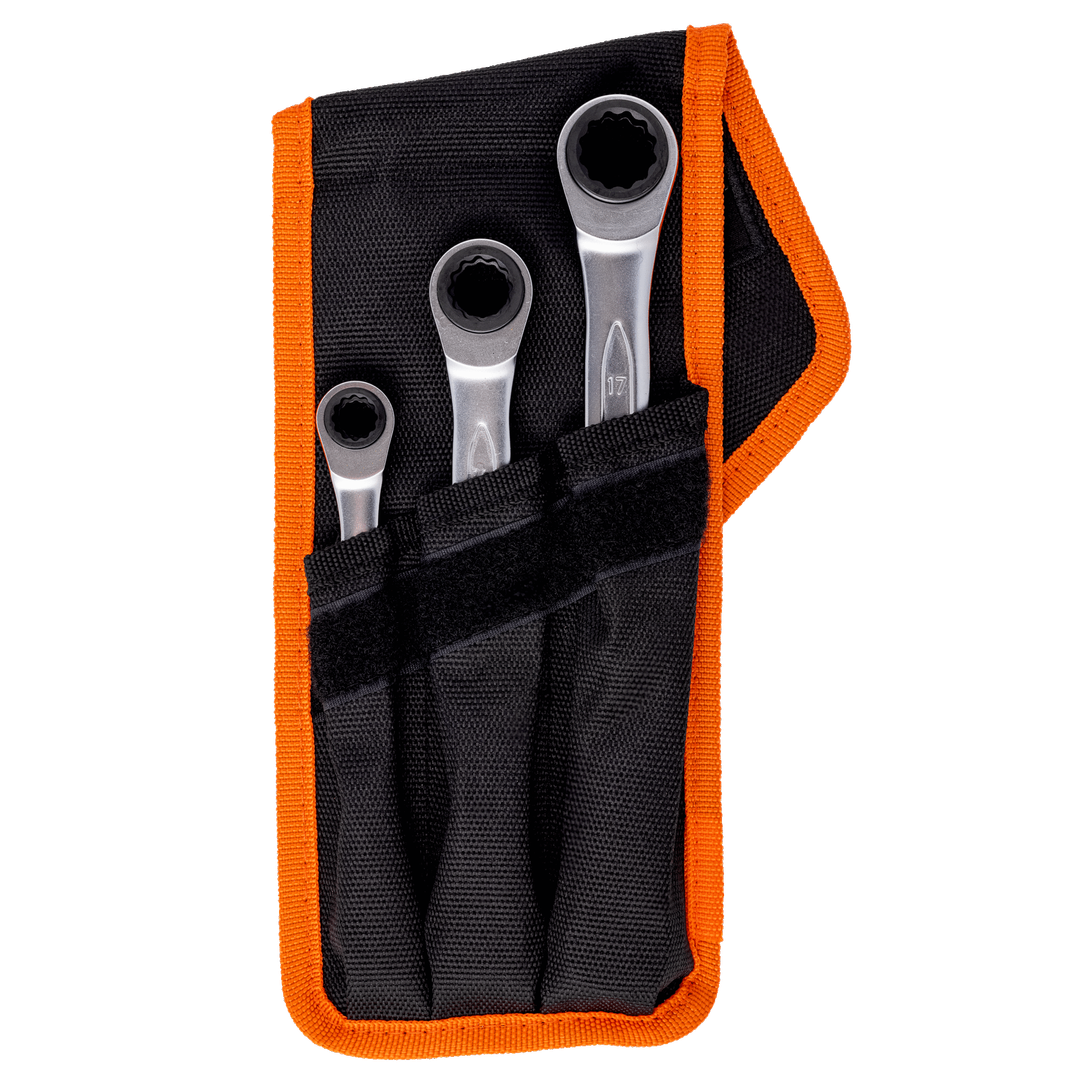 Bahco Reversible Ratchet Spanner Set – S4Rm/3T