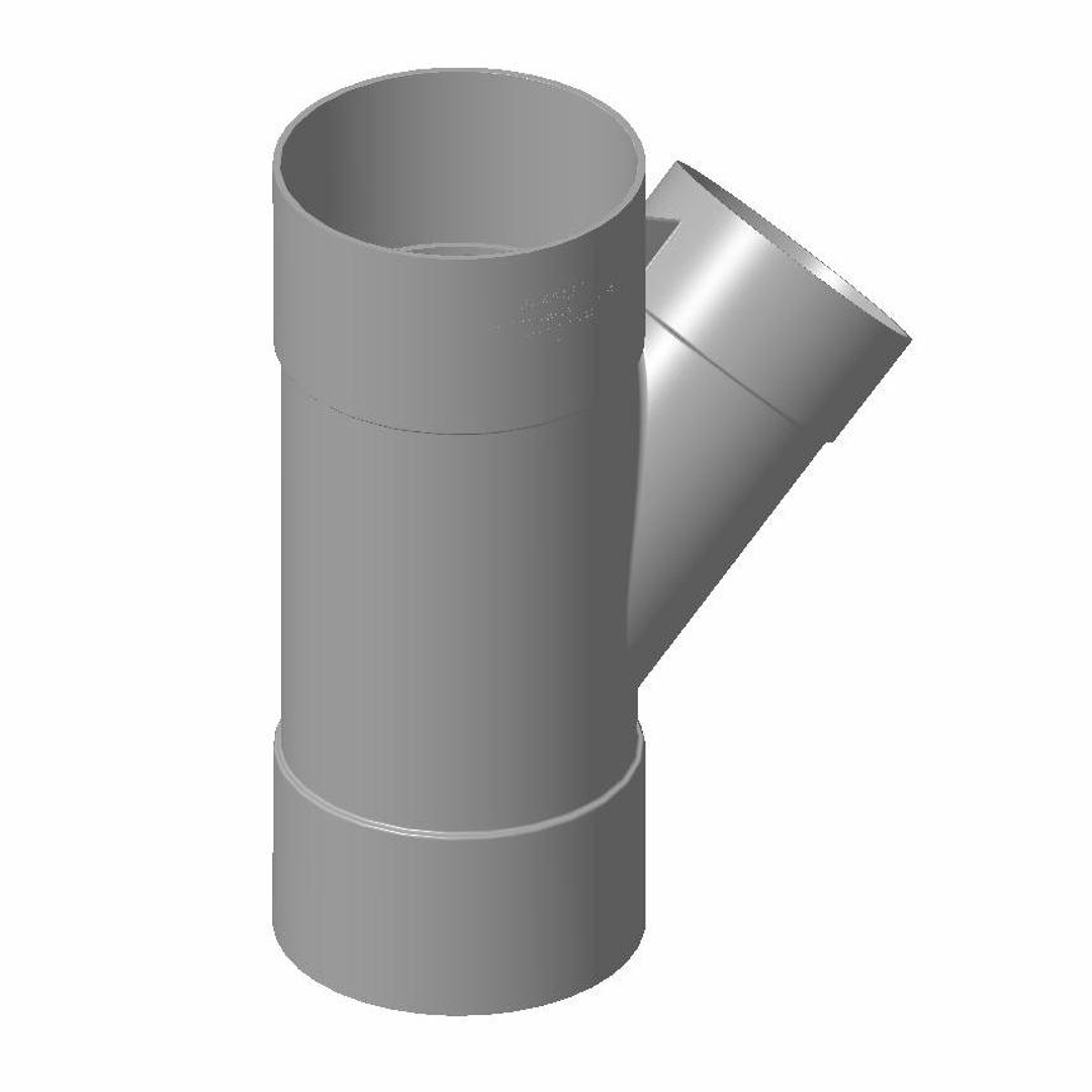 DWV Reducing 45 Degree Junction