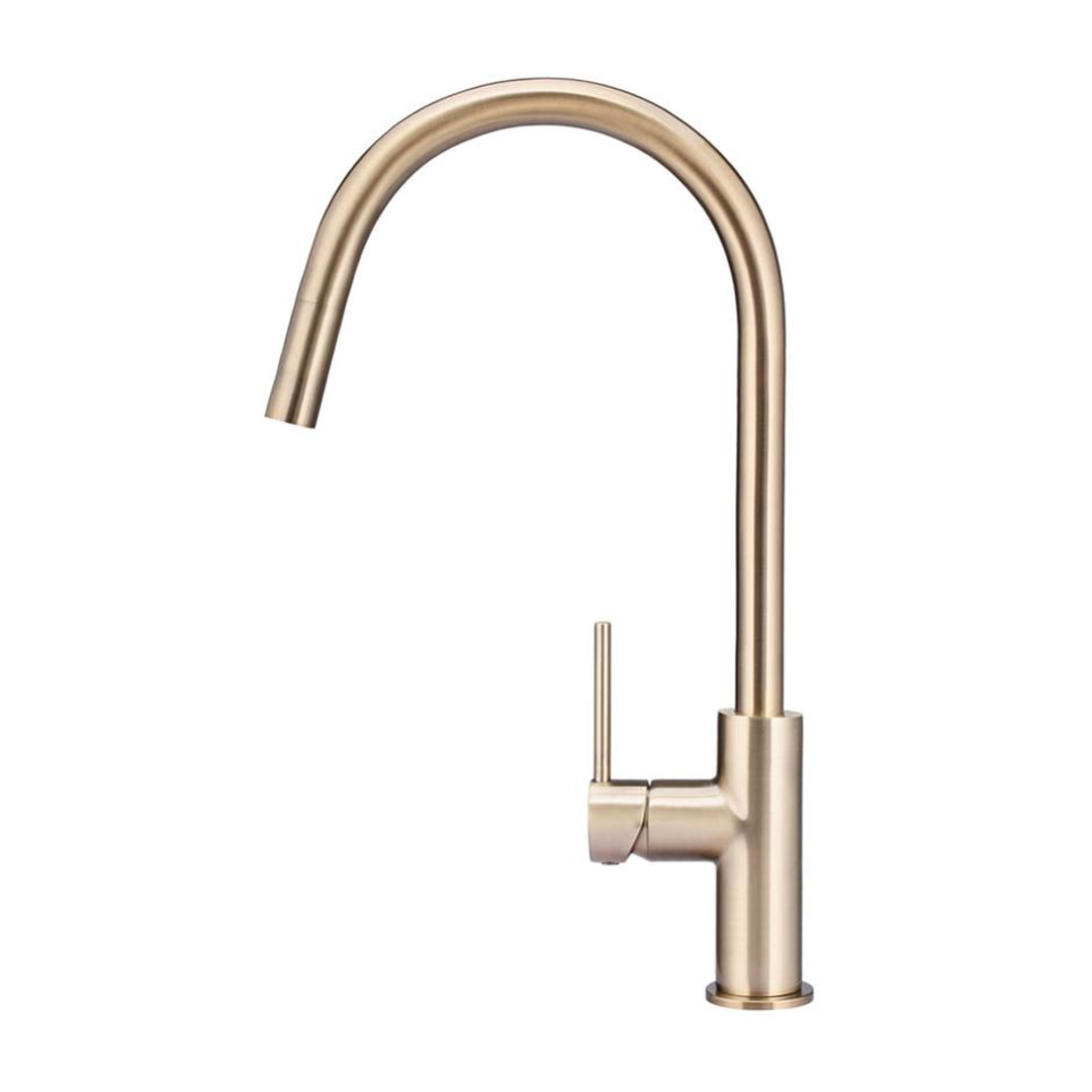 Meir Piccola Out Kitchen Mixer Tap Champagne