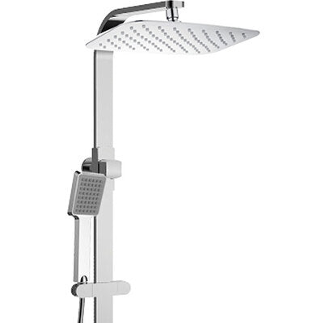 Fienza Koko Twin Rail Shower With Handshower Chrome 455107