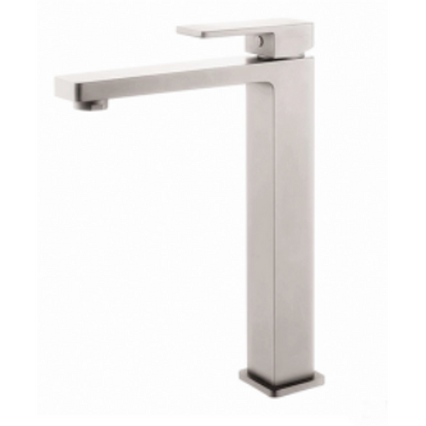 Bella Vista Milos Tall Basin Mixer Brushed Nickel