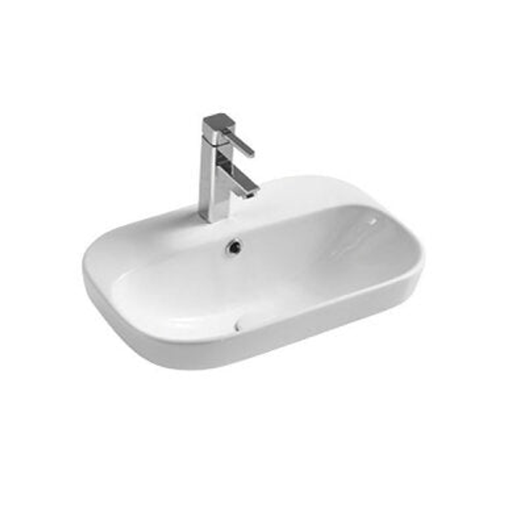 Bnk Naga Apb-03515-Wh Drop In Basin 515 X 370 X 190mm Gloss White