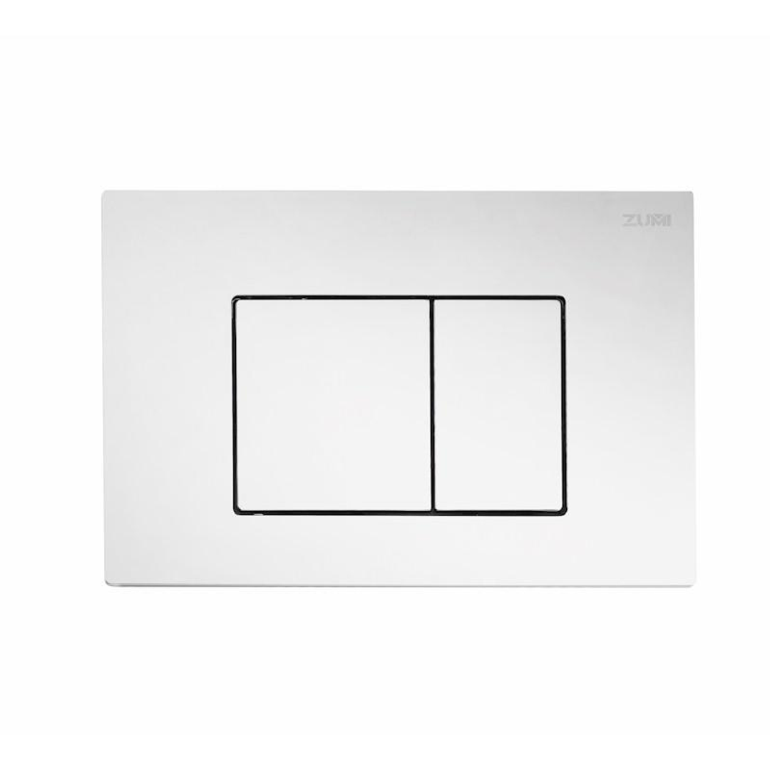 Zumi Java Square Abs Flush Plate Chrome