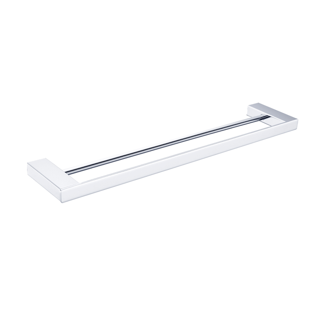 Nero Celia 600Mm Double Towel Rail Chrome