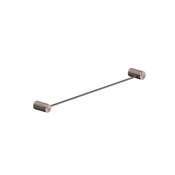 Nero Opal Single Towel Rail Brushed Bronze 600mm