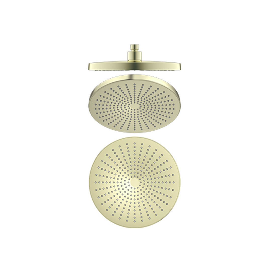 Nero Opal 250mm Shower Head Brushed Gold