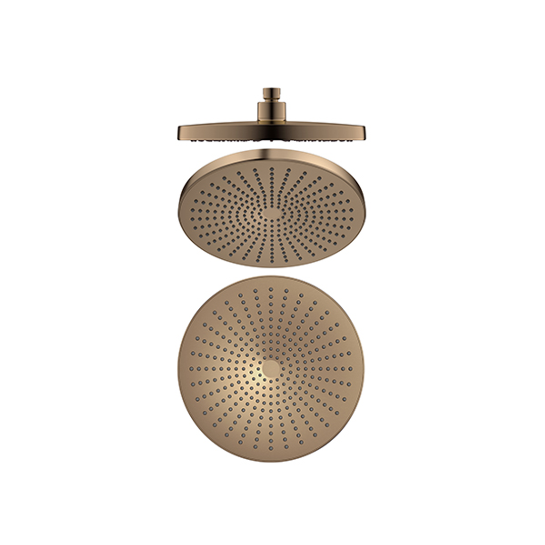 Nero Opal 250mm Shower Head Brushed Bronze