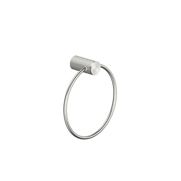 Nero Opal Towel Ring Brushed Nickel