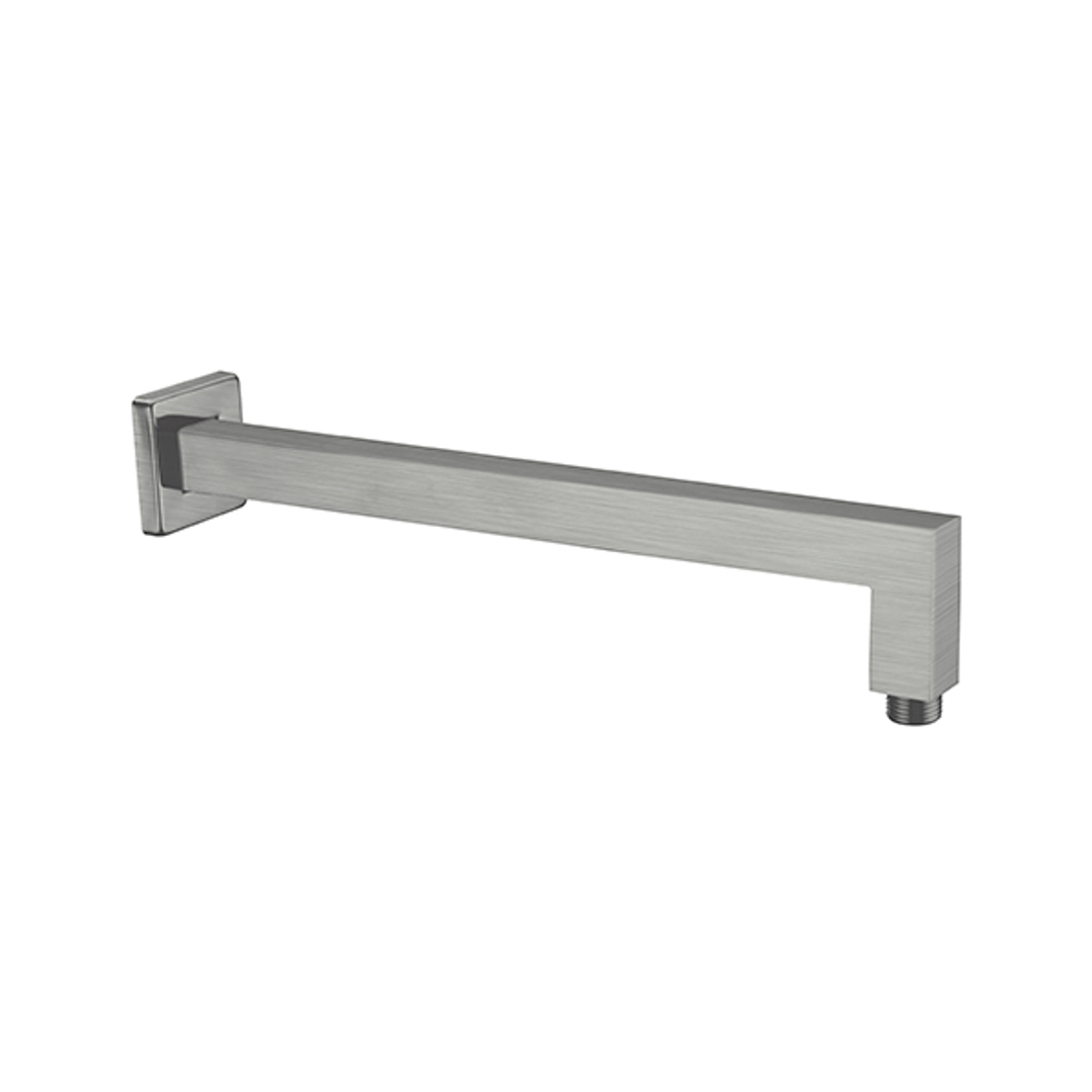 Nero Square Shower Arm Gun Metal