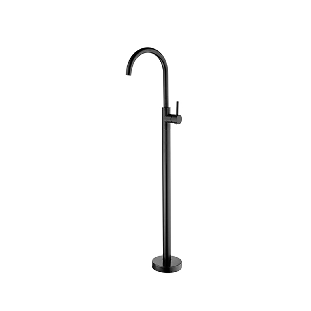 Nero Dolce Floormount Mixer - Matt Black